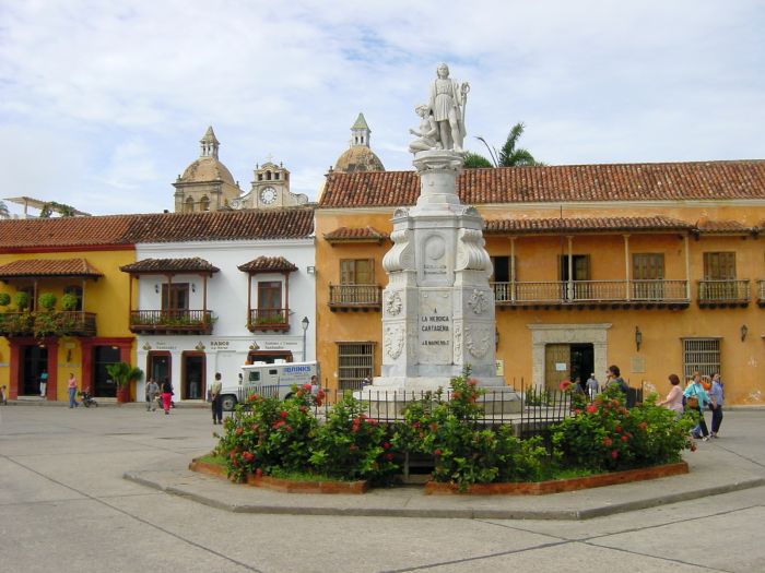 Foto's stadswandeling in Cartagena Colombia