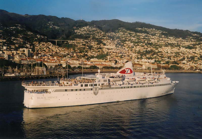 fred olsen cruises black prince in funchal madeira