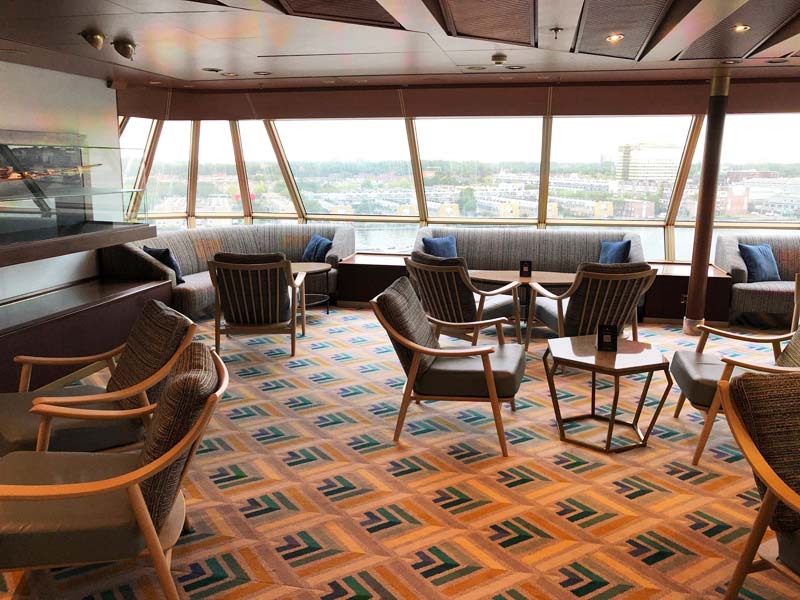 Observatory Lounge aan boord van de Bolette van Fred. Olsen Cruise Lines
