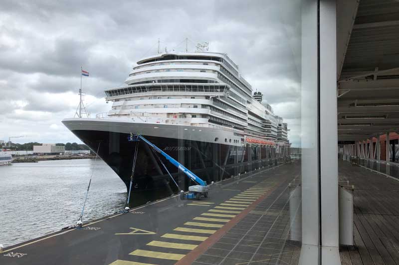 doop cruiseschip ms rotterdam holland america line