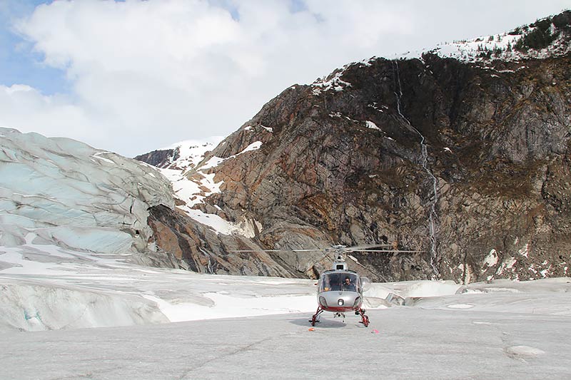 Helicopter excursie naar Mendenhall gletsjer in Juneau Alaska