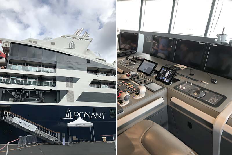 interieurfoto's en verslag van bezoek aan luxe expeditie cruiseschip le dumont durville van ponant
