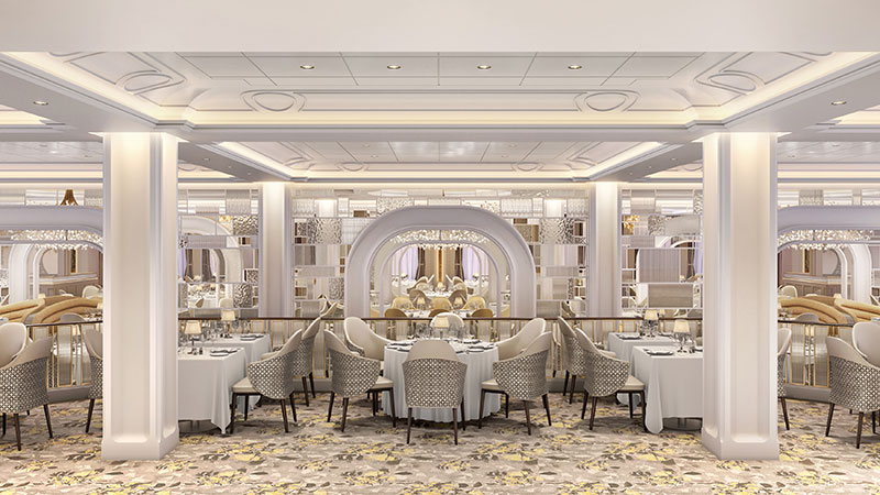 grand dining room op cruiseschip vista van oceania cruises