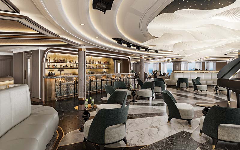 observation lounge op cruiseschip seven seas grandeur van regent seven seas cruises