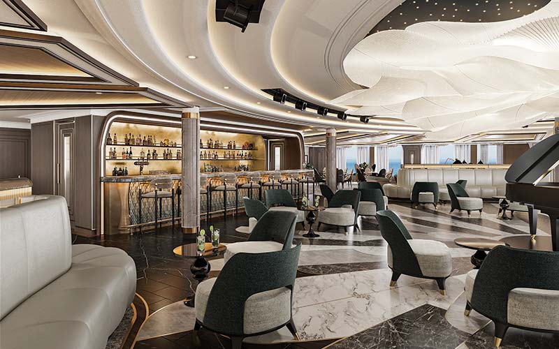 observation lounge op cruiseschip seven seas grandeur van regent seven seas cruises