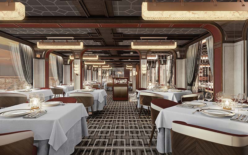 prime 7 steakhouse op cruiseschip seven seas grandeur van regent seven seas cruises