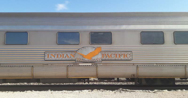 verslag met foto's van reis door australië met de indian pacific trein van perth naar sydney