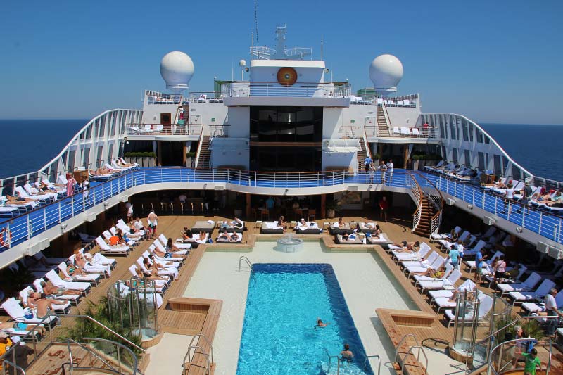 Interieurfotos van cruiseschip Riviera van Oceania Cruises
