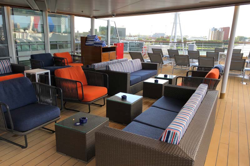 cruiseschip Rotterdam Holland America Line interieurfoto's