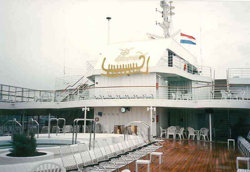 geschiedenis van holland america line's cruiseschip prinsendam