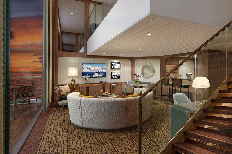 seabourn venture luxe expeditie cruiseschip wintergarden suite