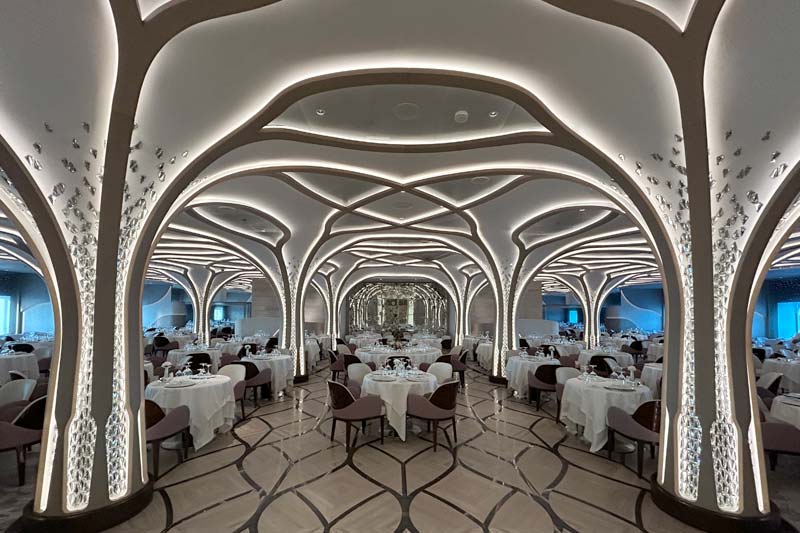 Compass Rose Restaurant - reisverslag Regent Seven Seas cruiseschip Seven Seas Grandeur