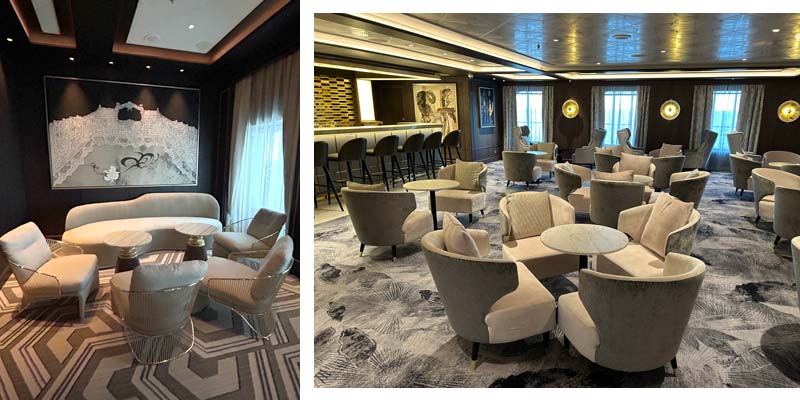 Grandeur Lounge & Meridian Lounge - reisverslag Regent Seven Seas cruiseschip Seven Seas Grandeur