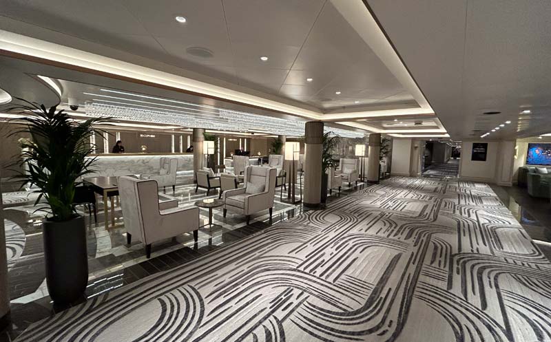 Receptiefoyer - reisverslag Regent Seven Seas cruiseschip Seven Seas Grandeur