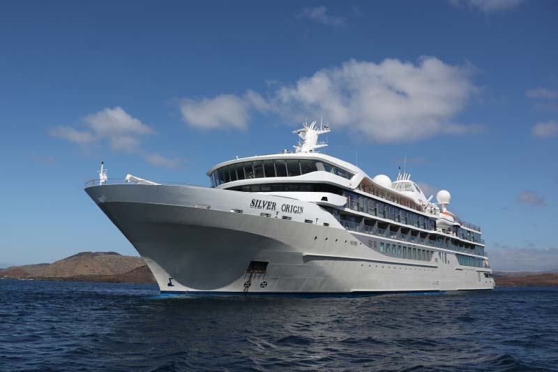 cruiseschip silver origin van silversea cruises in galapagos