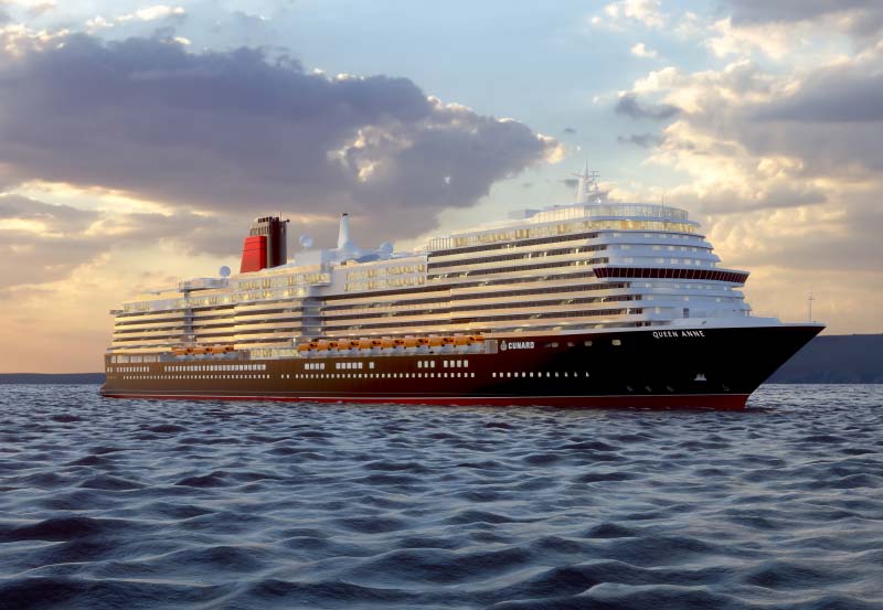 Cunard onthult de naam van haar nieuwste cruiseschip