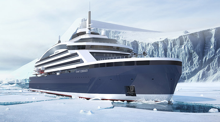Nieuw van Ponant: luxe cruises op een ijsbreker